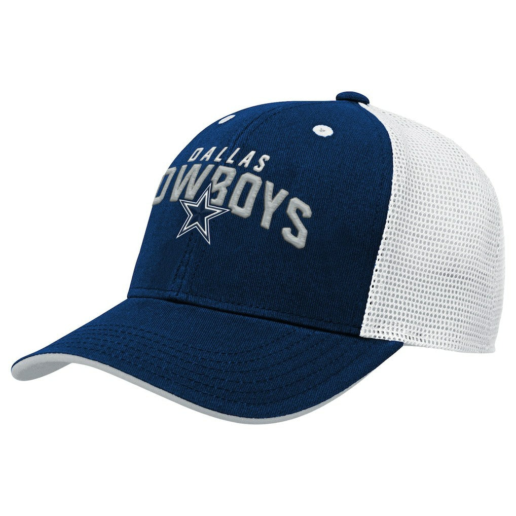 Dallas Cowboys Outerstuff Preschool Core Lockup Trucker Adjustable hat Navy