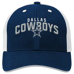 Dallas Cowboys Outerstuff Preschool Core Lockup Trucker Adjustable hat Navy