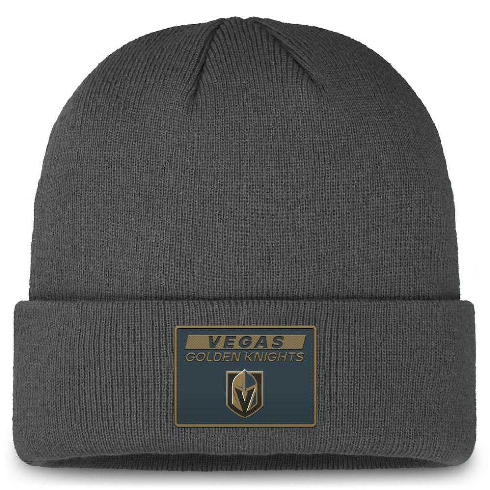 Vegas Golden Knights Fanatics Authentic Pro Cuffed Knit Hat - Gray - NHL 200897469