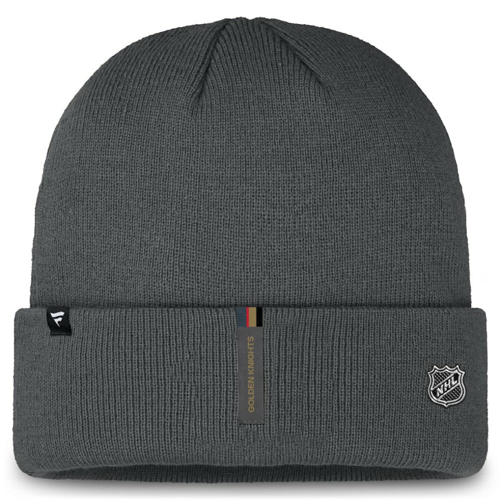 Vegas Golden Knights Fanatics Authentic Pro Cuffed Knit Hat - Gray - NHL 200897469