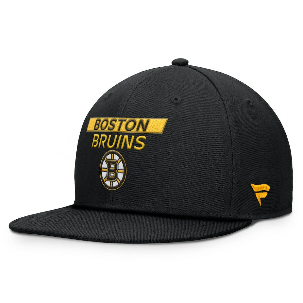 Boston Bruins Fanatics Authentic Pro Prime Snapback Hat - Black - NHL 200897488