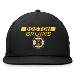 Boston Bruins Fanatics Authentic Pro Prime Snapback Hat - Black - NHL 200897488
