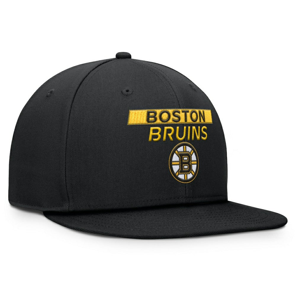 Boston Bruins Fanatics Authentic Pro Prime Snapback Hat - Black - NHL 200897488
