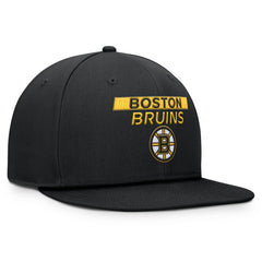 Boston Bruins Fanatics Authentic Pro Prime Snapback Hat - Black - NHL 200897488