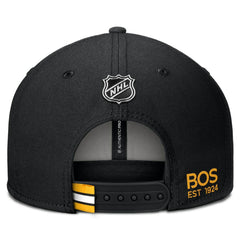 Boston Bruins Fanatics Authentic Pro Prime Snapback Hat - Black - NHL 200897488
