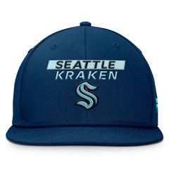Seattle Kraken Fanatics Authentic Pro Prime Snapback Hat - Deep Sea Blue - NHL 200897498
