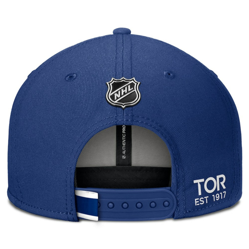 Toronto Maple Leafs Fanatics Authentic Pro Prime Snapback Hat - Blue - NHL 200897500