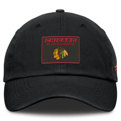 Chicago Blackhawks Fanatics Authentic Pro Prime Adjustable Hat - Black - NHL 200897521