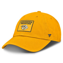 Nashville Predators Fanatics Authentic Pro Prime Adjustable Hat - Gold - NHL 200897527