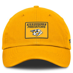 Nashville Predators Fanatics Authentic Pro Prime Adjustable Hat - Gold - NHL 200897527