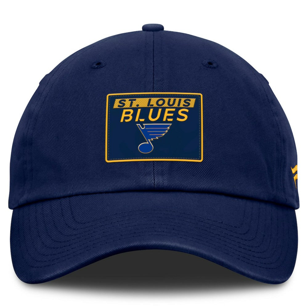 St. Louis Blues Fanatics Authentic Pro Prime Adjustable Hat - Navy - NHL 200897530