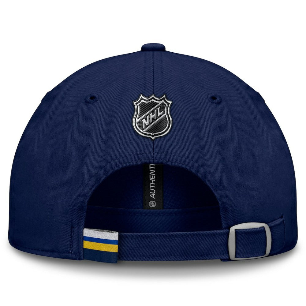 St. Louis Blues Fanatics Authentic Pro Prime Adjustable Hat - Navy - NHL 200897530