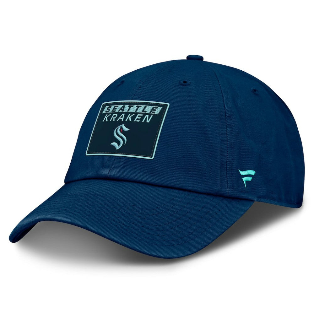 Seattle Kraken Fanatics Authentic Pro Prime Adjustable Hat - Deep Sea Blue - NHL 200897531
