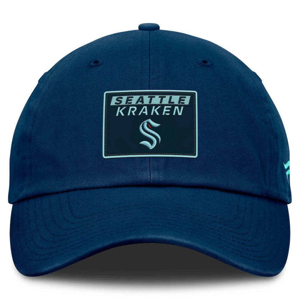 Seattle Kraken Fanatics Authentic Pro Prime Adjustable Hat - Deep Sea Blue - NHL 200897531