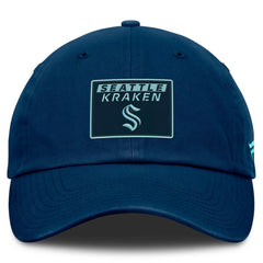 Seattle Kraken Fanatics Authentic Pro Prime Adjustable Hat - Deep Sea Blue - NHL 200897531