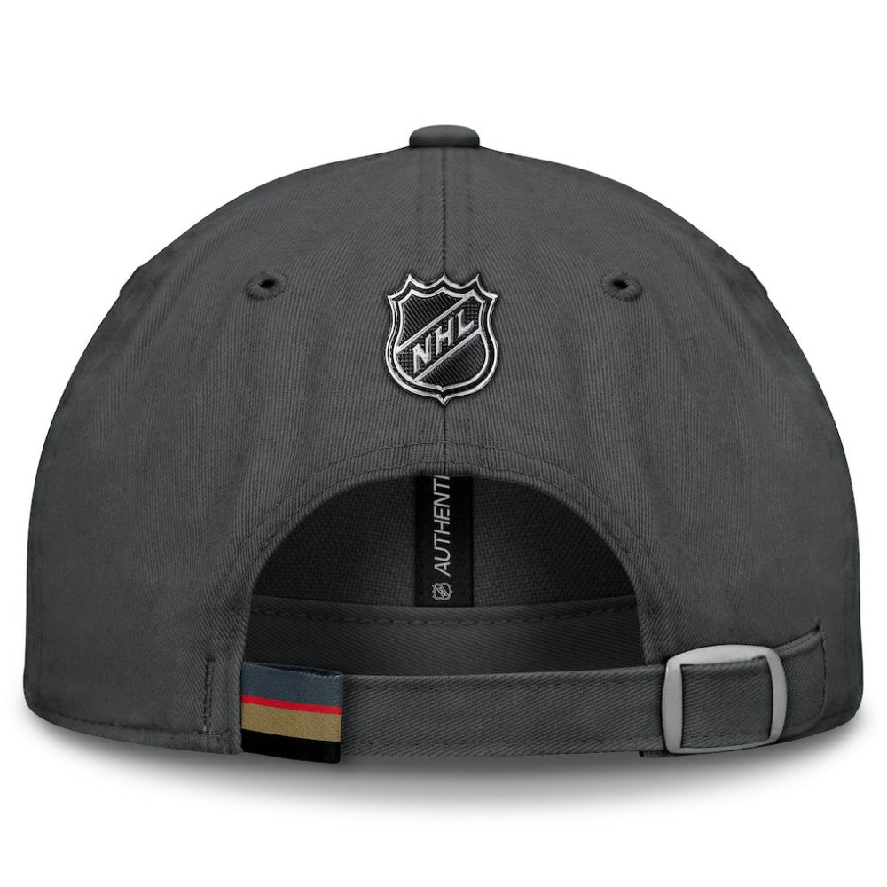 Vegas Golden Knights Fanatics Authentic Pro Prime Adjustable Hat - Gray - NHL 200897534