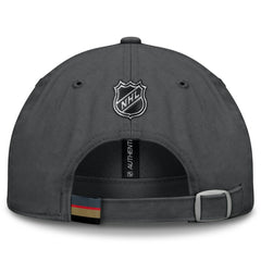 Vegas Golden Knights Fanatics Authentic Pro Prime Adjustable Hat - Gray - NHL 200897534