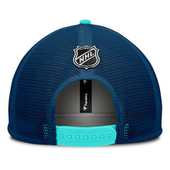 Seattle Kraken Fanatics Authentic Pro Hometown Rink Foam Trucker Snapback Hat - White/Deep Sea Blue - NHL 200897548