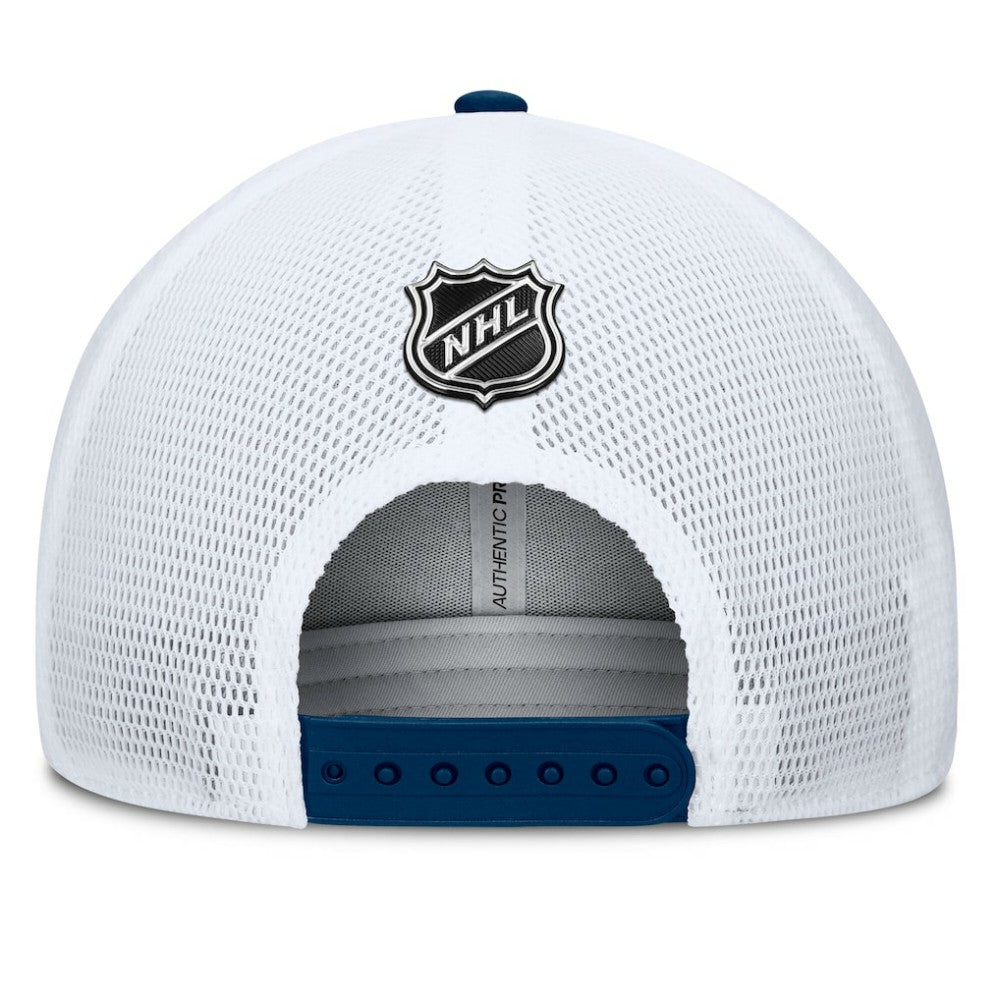 Seattle Kraken Fanatics Authentic Pro A-Frame Rink Adjustable Hat - Deep Sea Blue/Light Blue - NHL 200897601