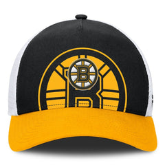 Boston Bruins Fanatics Authentic Pro A-Frame Rink Adjustable Hat - Black/Gold - NHL 200897602