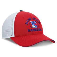 New York Rangers Fanatics Authentic Pro Rink Trucker Hat - Red/White - NHL 200897639