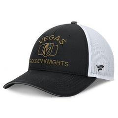 Vegas Golden Knights Fanatics Authentic Pro Rink Trucker Hat - Black/White - NHL 200897650