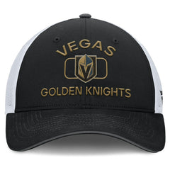 Vegas Golden Knights Fanatics Authentic Pro Rink Trucker Hat - Black/White - NHL 200897650