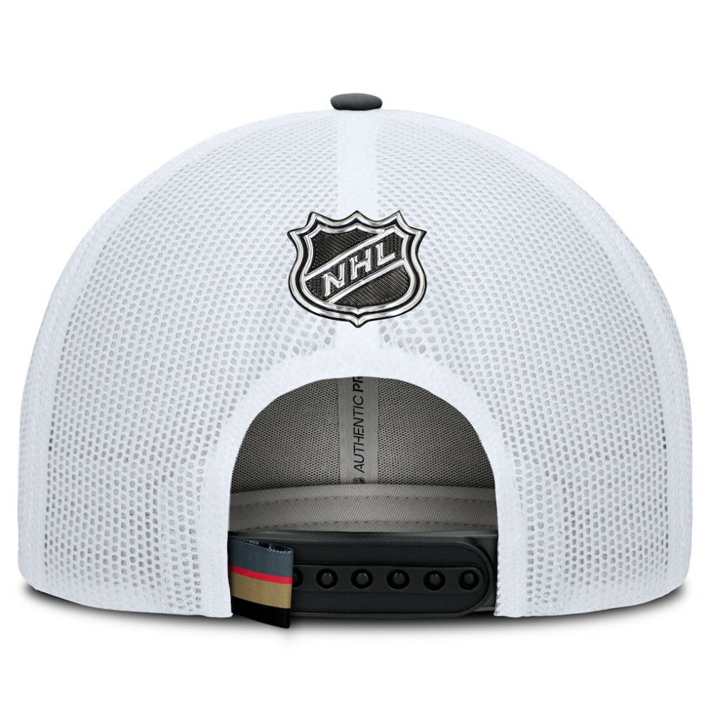 Vegas Golden Knights Fanatics Authentic Pro Rink Trucker Hat - Black/White - NHL 200897650