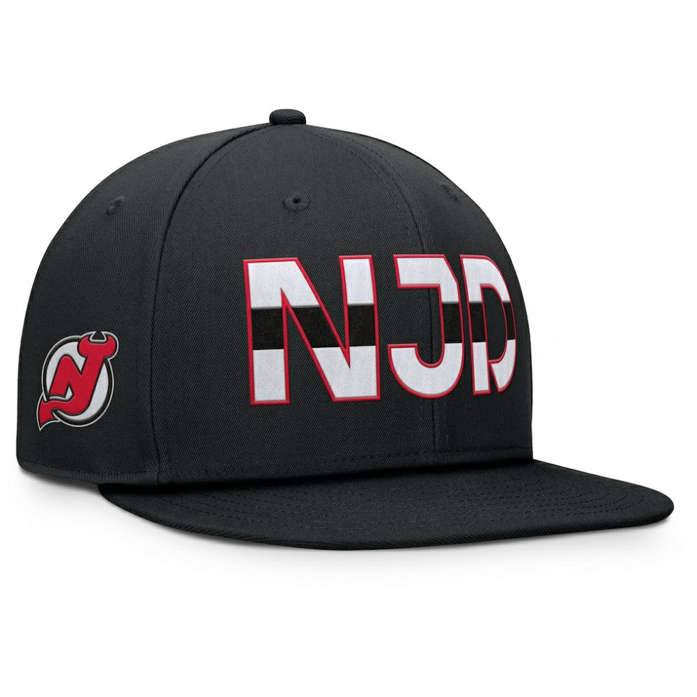 New Jersey Devils Fanatics Authentic Pro Rink Snapback Hat - Black - NHL 200897673