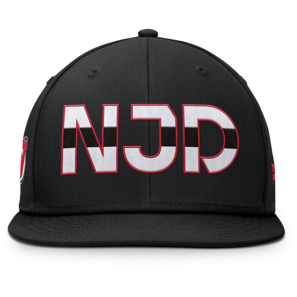 New Jersey Devils Fanatics Authentic Pro Rink Snapback Hat - Black - NHL 200897673