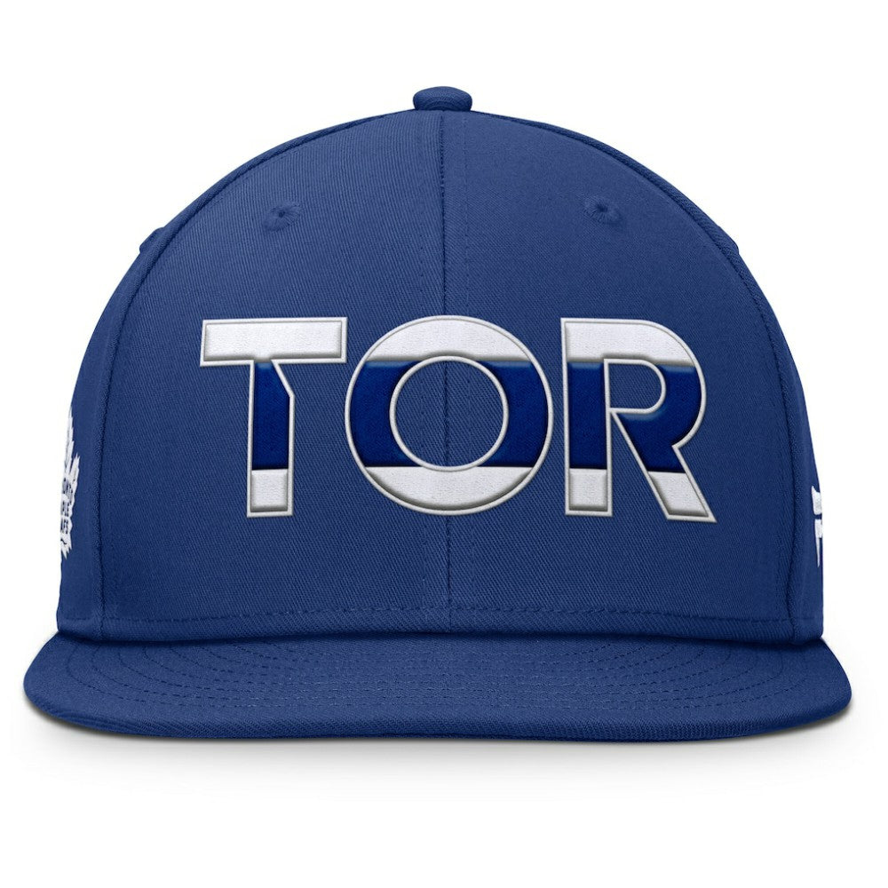 Toronto Maple Leafs Fanatics Authentic Pro Rink Snapback Hat - Blue - NHL 200897680
