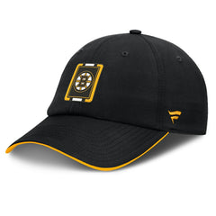 Boston Bruins Fanatics Authentic Pro Ripstop Adjustable Hat - Black/Gold - NHL 200897691