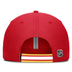 Calgary Flames Fanatics Authentic Pro Ripstop Adjustable Hat - Red/Gold - NHL 200897693