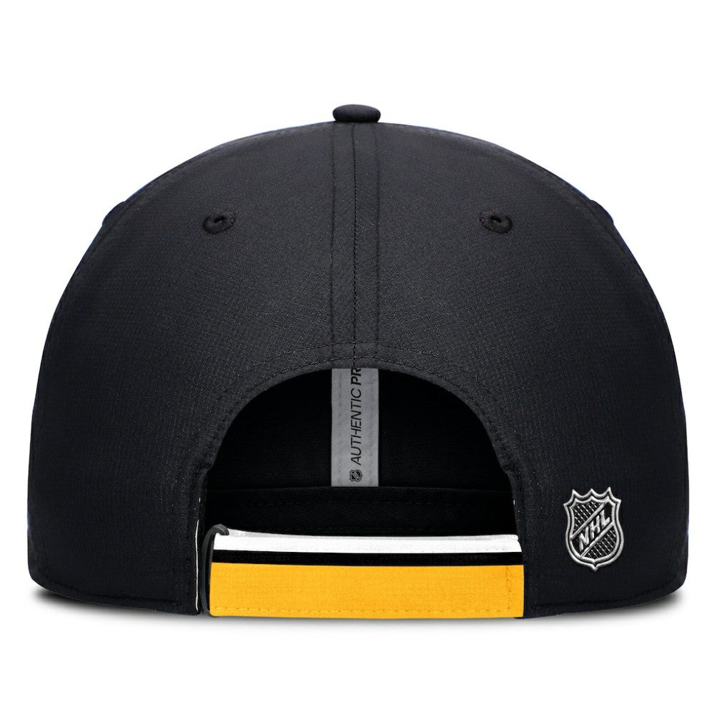 Pittsburgh Penguins Fanatics Authentic Pro Ripstop Adjustable Hat - Black/Gold - NHL 200897701