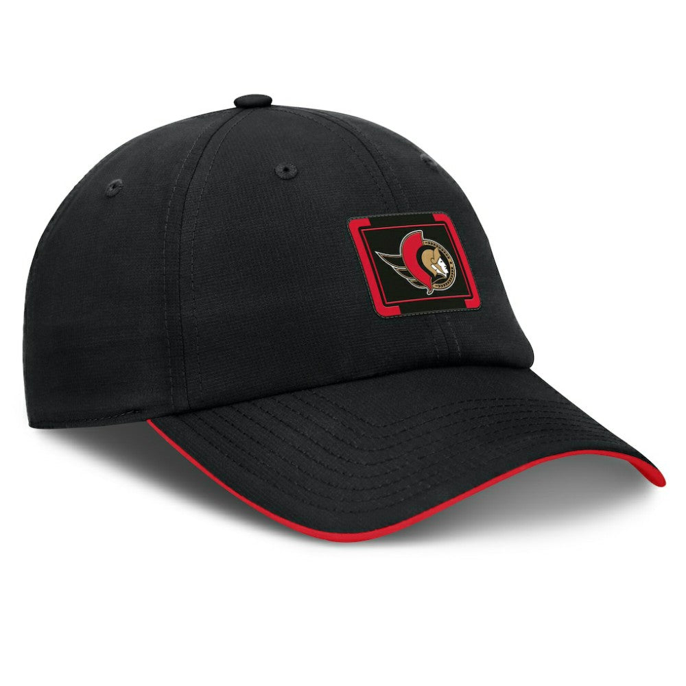 Ottawa Senators Fanatics Authentic Pro Ripstop Adjustable Hat - Black/Red - NHL 200897709