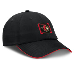 Ottawa Senators Fanatics Authentic Pro Ripstop Adjustable Hat - Black/Red - NHL 200897709