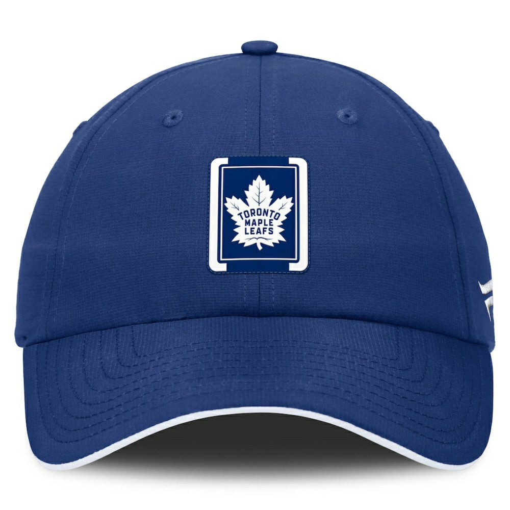 Toronto Maple Leafs Fanatics Authentic Pro Ripstop Adjustable Hat - Blue/White - NHL 200897714