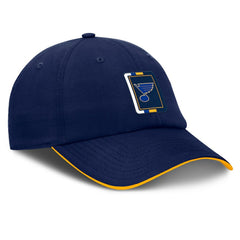 St. Louis Blues Fanatics Authentic Pro Ripstop Adjustable Hat - Navy/Gold - NHL 200897715