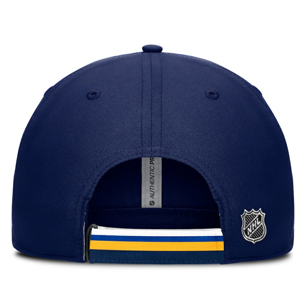 St. Louis Blues Fanatics Authentic Pro Ripstop Adjustable Hat - Navy/Gold - NHL 200897715