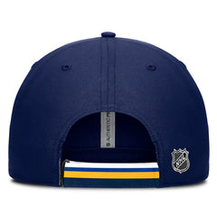 St. Louis Blues Fanatics Authentic Pro Ripstop Adjustable Hat - Navy/Gold - NHL 200897715