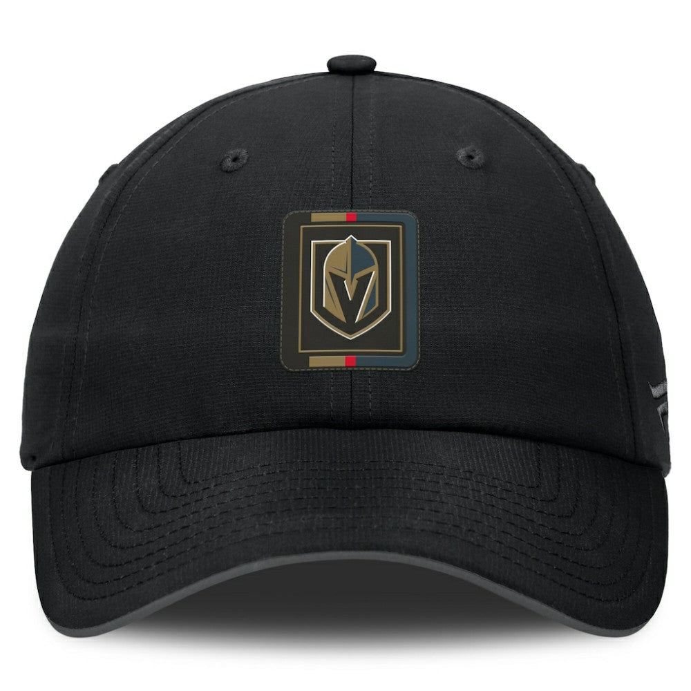 Vegas Golden Knights Fanatics Authentic Pro Ripstop Adjustable Hat - Gray/Black - NHL 200897716