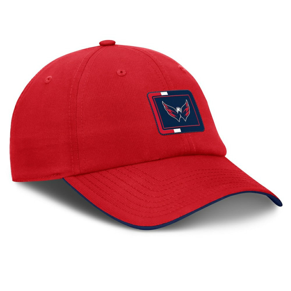Washington Capitals Fanatics Authentic Pro Ripstop Adjustable Hat - Red/Navy - NHL 200897717