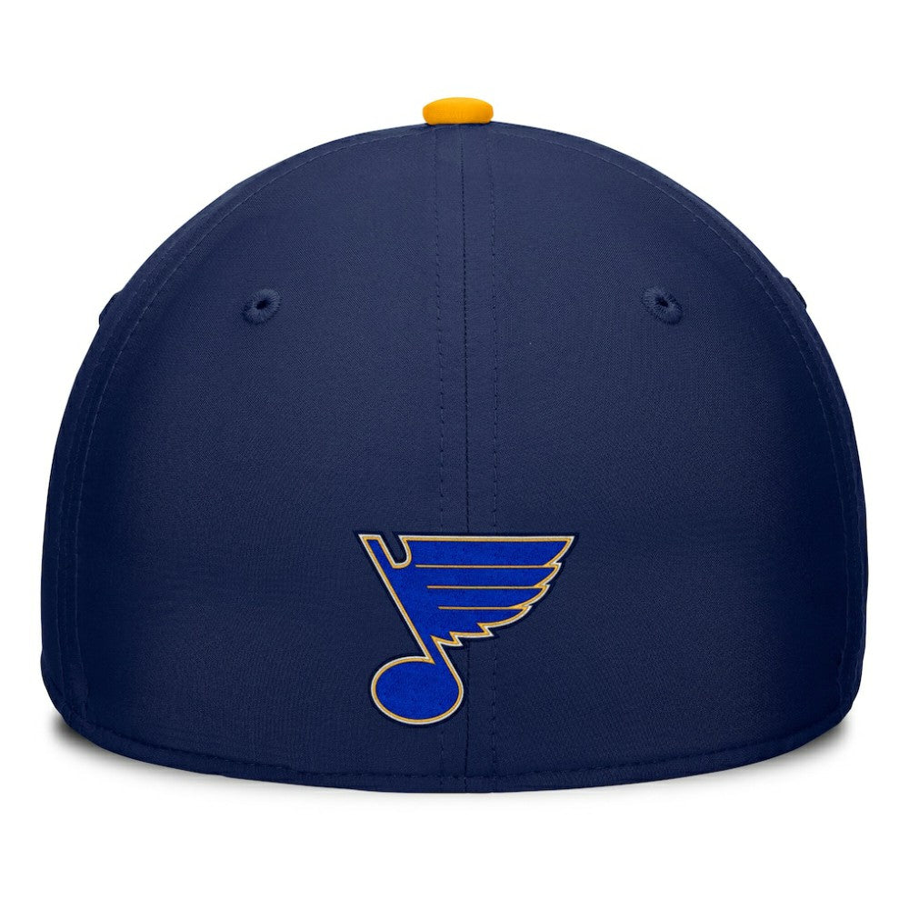 St. Louis Blues Fanatics Authentic Pro Rink Team Code Flex Hat - Navy/Gold - NHL 200897755