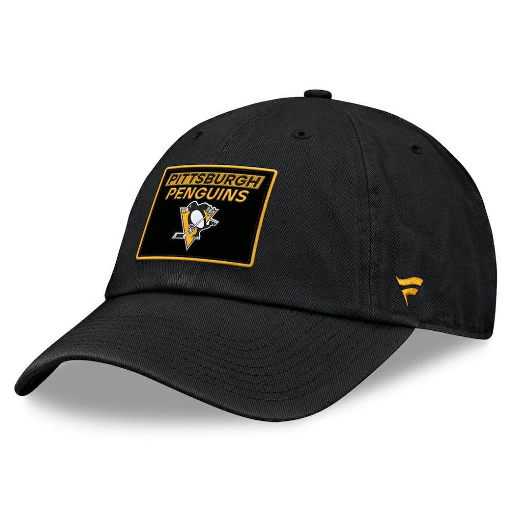 Pittsburgh Penguins Fanatics Women's Authentic Pro Rink Adjustable Hat - Black - NHL 200897961
