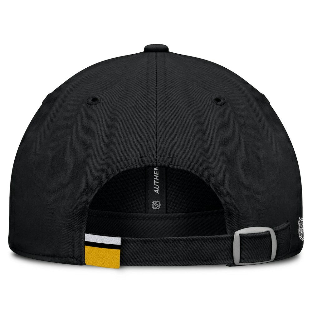 Pittsburgh Penguins Fanatics Women's Authentic Pro Rink Adjustable Hat - Black - NHL 200897961