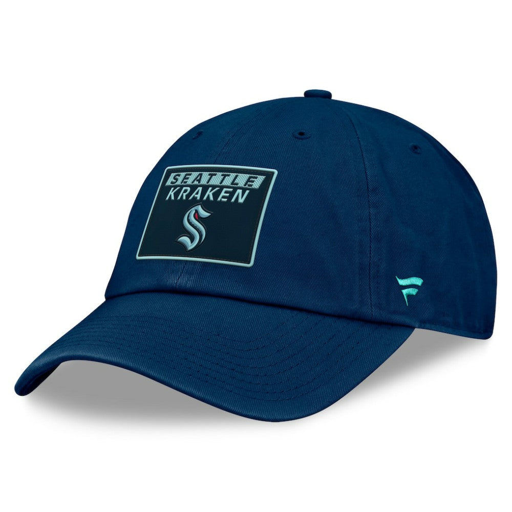 Seattle Kraken Fanatics Women's Authentic Pro Rink Adjustable Hat - Deep Sea Blue - NHL 200897963