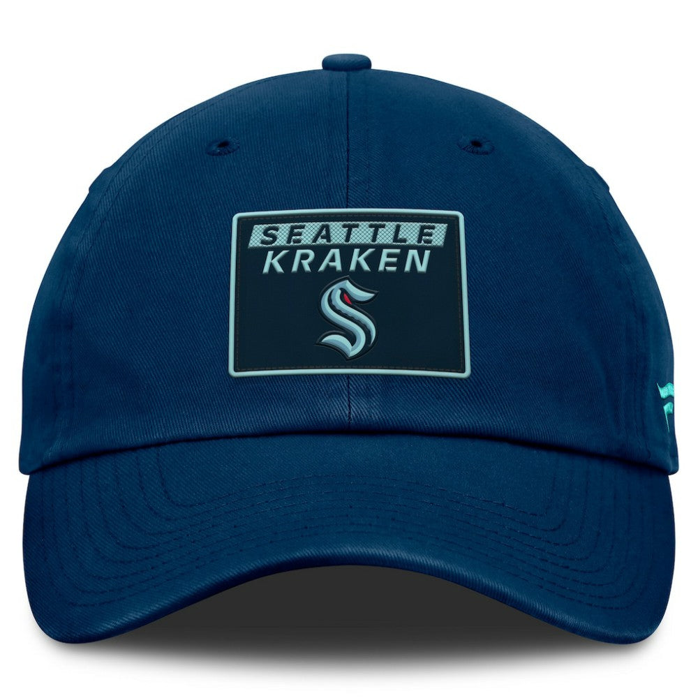Seattle Kraken Fanatics Women's Authentic Pro Rink Adjustable Hat - Deep Sea Blue - NHL 200897963