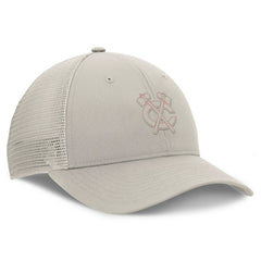 Chicago Blackhawks Fanatics Women's Authentic Pro Road Trucker Adjustable Hat - Tan - NHL 200897999