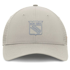 New York Rangers Fanatics Women's Authentic Pro Road Trucker Adjustable Hat - Tan - NHL 200898006