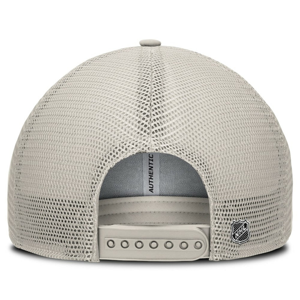New York Rangers Fanatics Women's Authentic Pro Road Trucker Adjustable Hat - Tan - NHL 200898006